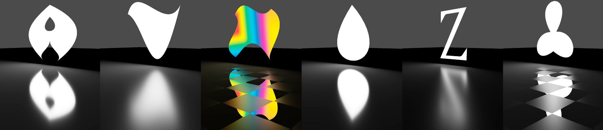 Real-time Shading with Free-form Planar Area Lights using Linearly Transformed Cosines